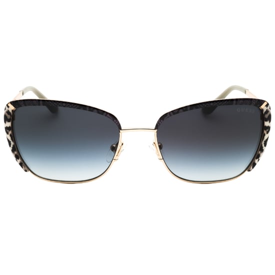 Guess Leopard Print Gold Sunglasses - Image 1