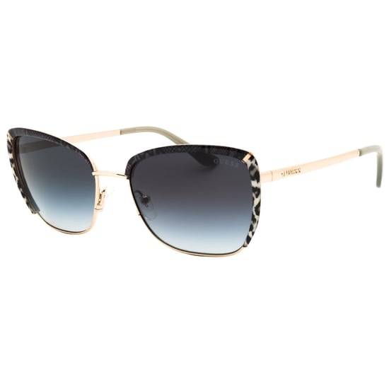 Guess Leopard Print Gold Sunglasses - Image 2