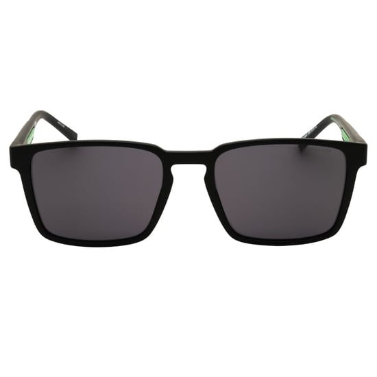 Tommy Hilfiger Matte Black Rechthoekige Zonnebril - Image 1