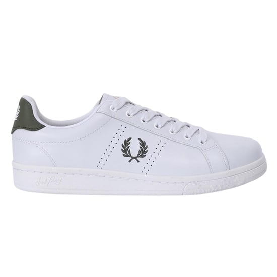 Fred Perry B721 Witte Lw Groene Leren Sneakers - Image 1