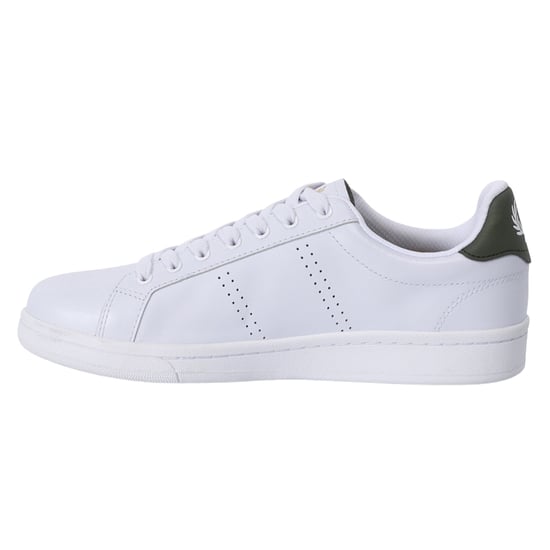 Fred Perry B721 Witte Lw Groene Leren Sneakers - Image 2