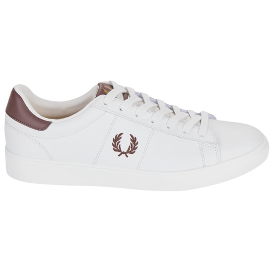 Fred Perry Spencer Leren Snow White Sneakers - Image 1