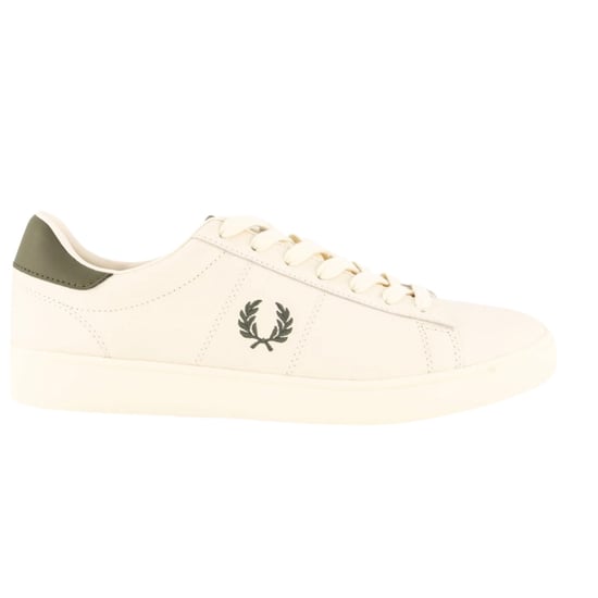 Fred Perry Spencer Leather Ecru Trainers - Image 1