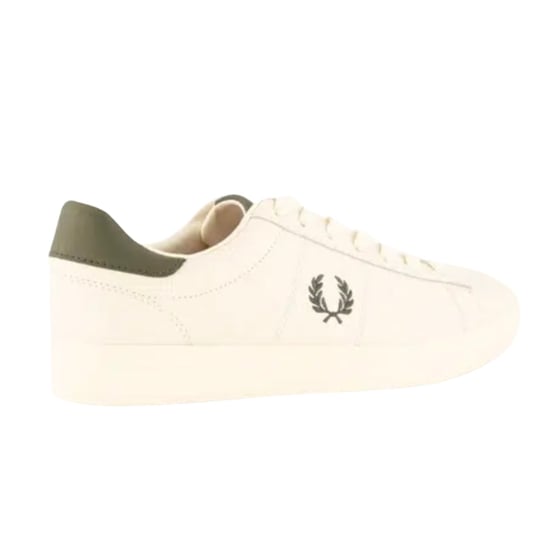 Fred Perry Spencer Leather Ecru Trainers - Image 2