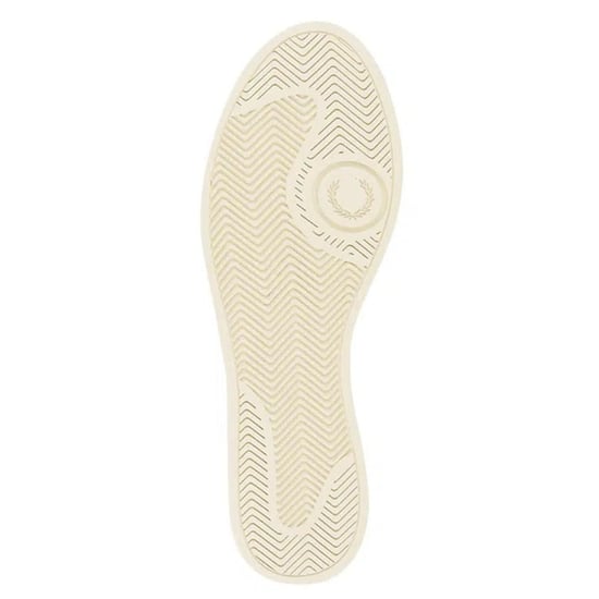 Fred Perry Spencer Leather Ecru Trainers - Image 4