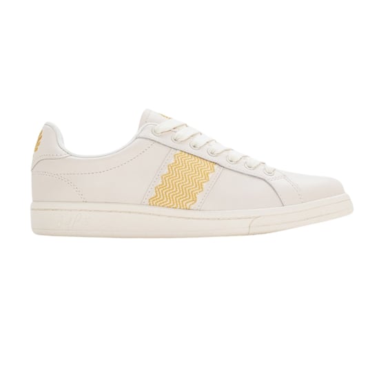 Fred Perry B721 Sneakers Met Leren Banddetails In Ecru - Image 1