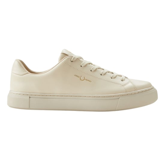 Fred Perry B71 Leren Sneakers In Havermoutkleur - Image 1