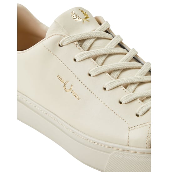 Fred Perry B71 Leren Sneakers In Havermoutkleur - Image 2