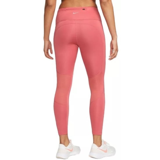 Nike Dri-fit 7/8 Mid Rise Pink Running Leggings - Image 3