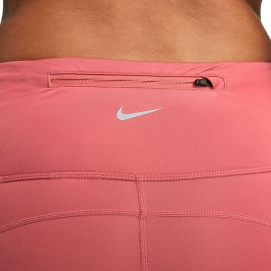 Nike Dri-fit 7/8 Mid Rise Pink Running Leggings - Image 4