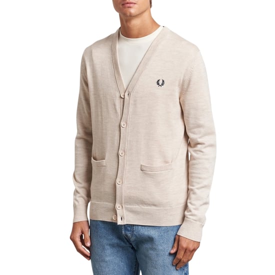 Fred Perry Porridge Marl Classic Cardigan - Image 2