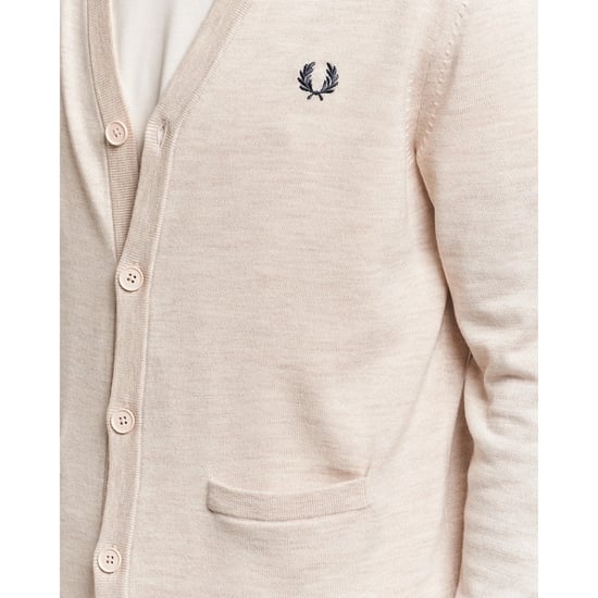 Fred Perry Porridge Marl Classic Cardigan - Image 5