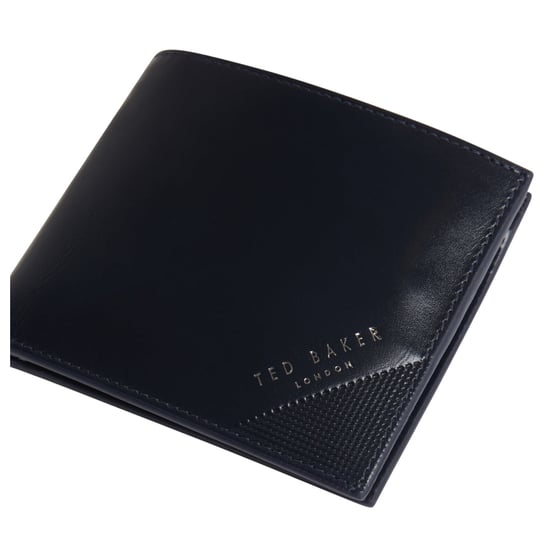 Ted Baker Prugs Embossed Corner Navy Leather Bifold - Image 2