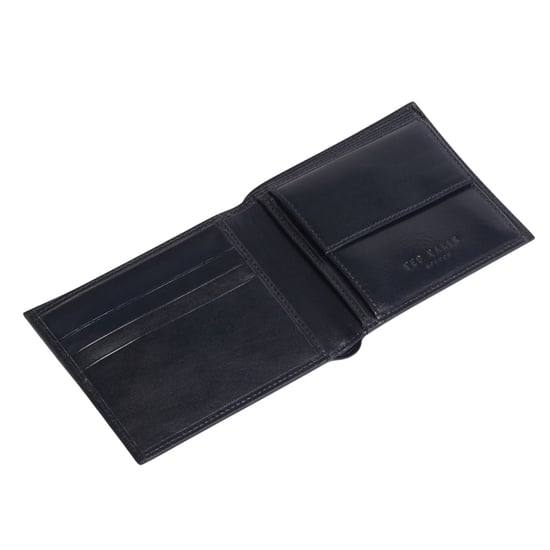 Ted Baker Prugs Embossed Corner Navy Leather Bifold - Image 3