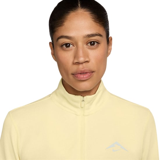 Nike Dri-fit Trail Longsleeve 1/2-zip Yellow Top - Image 4
