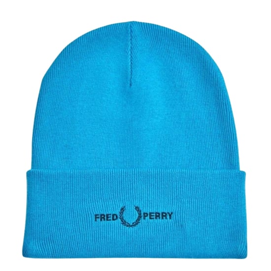 Fred Perry Broderad Cyberblå Mössa - Image 1