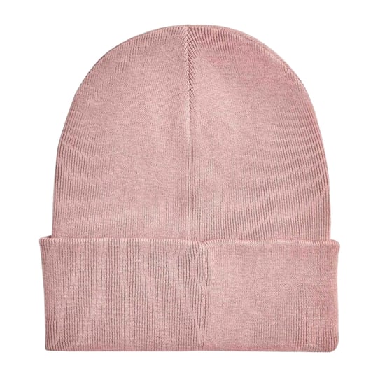 Fred Perry Embroidered Dusty Rose Beanie - Image 2