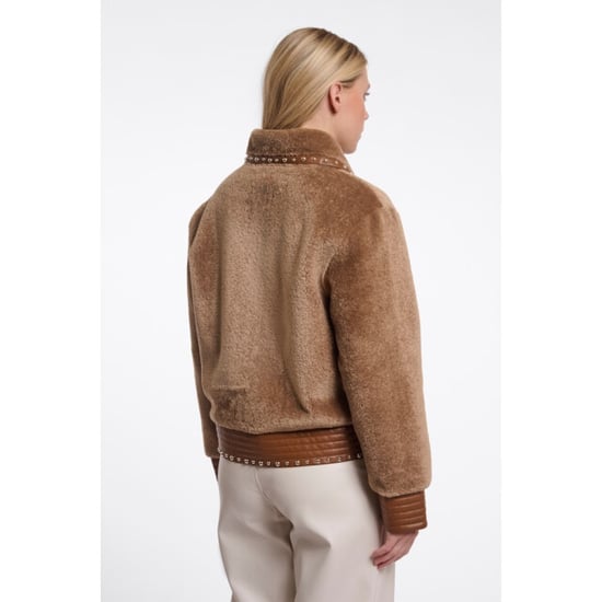 Rino & Pelle jacket with studs danisha 7002612 11133 toast - Image 3