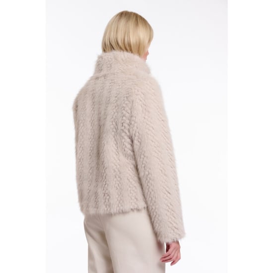 Rino & Pelle single breasted faux fur jacket vie.7022611 10989 birch dessin - Image 4