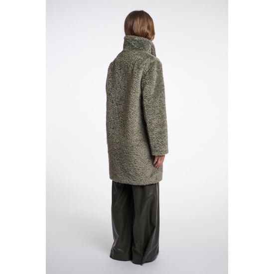 Rino & Pelle mid long teddy double brested coat ena.7002612 11111 misty basil - Image 5