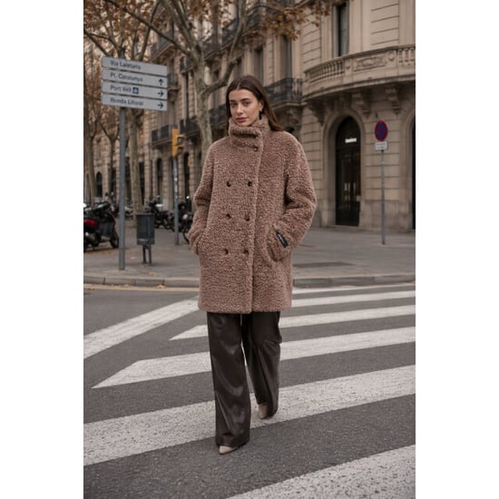 Rino & Pelle mid long teddy double brested coat ena.7002612 11100 mocha latte - Image 2