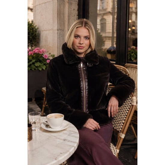 Rino & Pelle short faux fur jacket lambra 11104 peated - Image 5