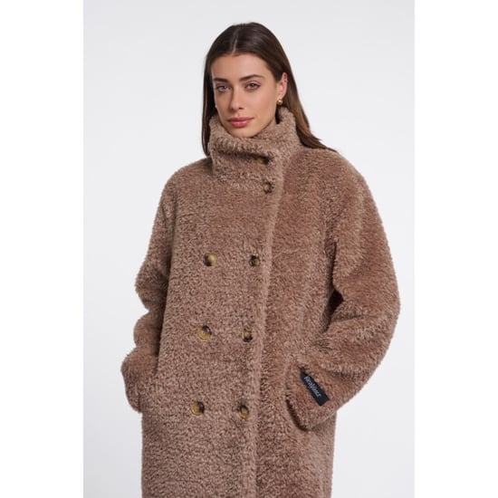 Rino & Pelle mid long teddy double brested coat ena.7002612 11100 mocha latte - Image 3
