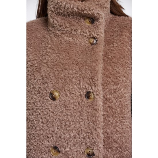 Rino & Pelle mid long teddy double brested coat ena.7002612 11100 mocha latte - Image 4