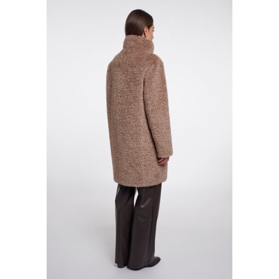 Rino & Pelle mid long teddy double brested coat ena.7002612 11100 mocha latte - Image 5