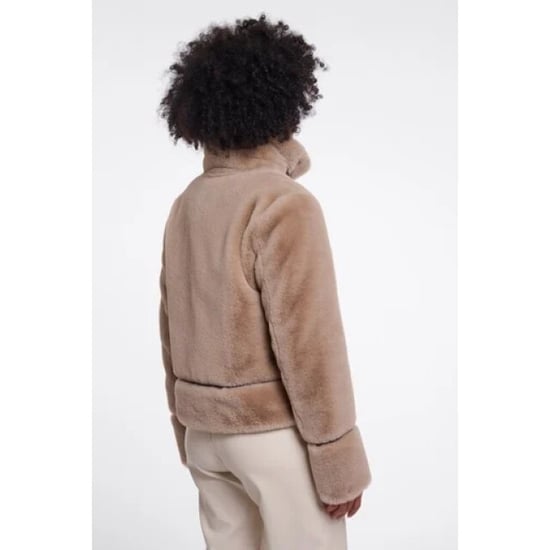 Rino & Pelle Lambra.7002612 rino en pelle short faux fur jacket oat - Image 4