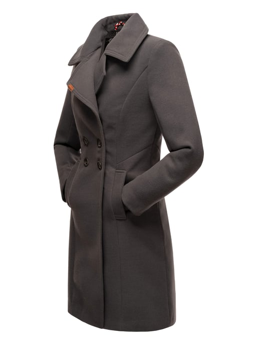 Navahoo Dames Trenchcoat Wooly – Premium Wintermantel met Elegante Pasvorm - Image 4