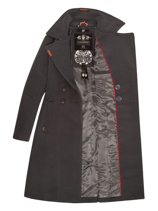 Navahoo Dames Trenchcoat Wooly – Premium Wintermantel met Elegante Pasvorm - Image 6