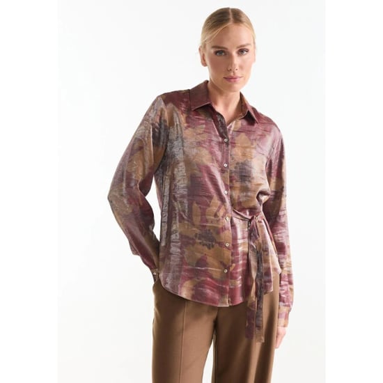 Jansen Amsterdam Lotte blouse stone red/camel - Image 5