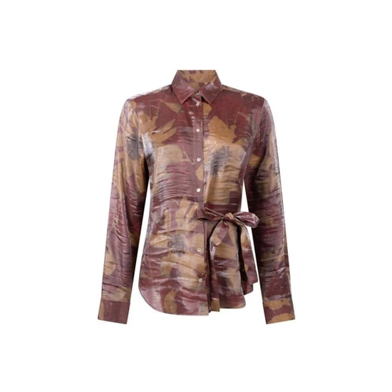 Jansen Amsterdam Lotte blouse stone red/camel - Image 6