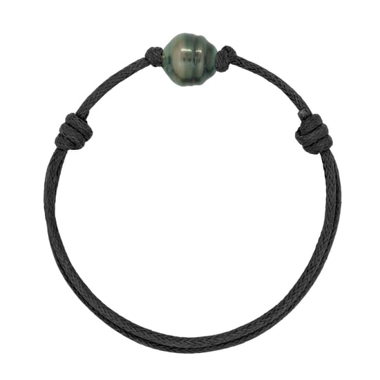 Bracelet Genuine Tahitian Pearl Circled 10-11 mm — 25 cm — Men - Image 1