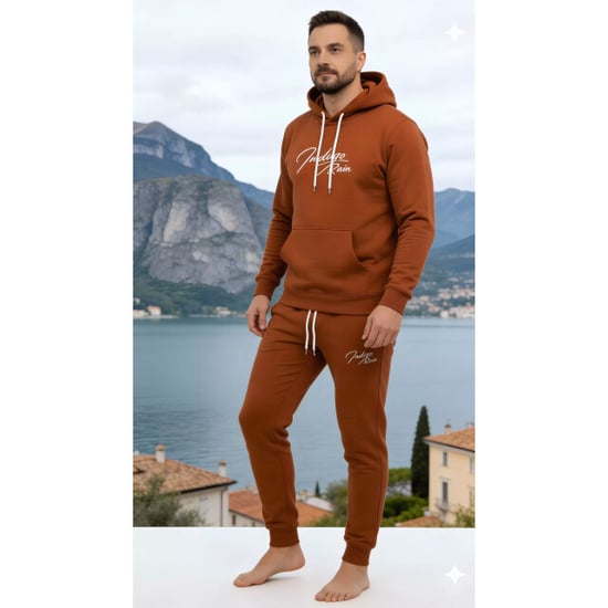 Indigo Denim Denim joggingpak heren rood - Image 5