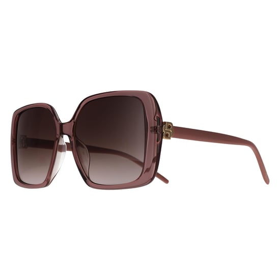Hugo Boss Square Womens Burgundy Nude Brown Gradient BOSS 1939/G/S - Image 2