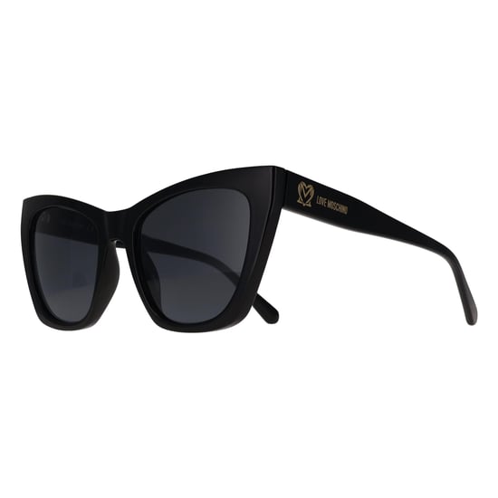 Love Moschino Cat Eye Womens Black Grey MOL070/S - Image 1