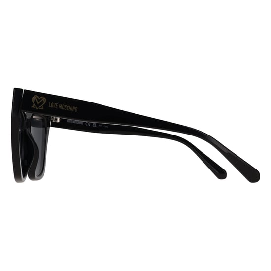 Love Moschino Cat Eye Womens Black Grey MOL070/S - Image 2