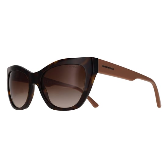 Emporio Armani Cat Eye Womens Shiny Havana Brown Gradient EA4176 - Image 2