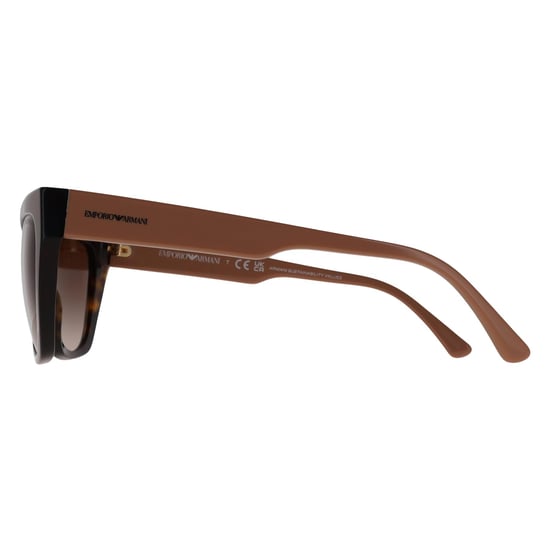 Emporio Armani Cat Eye Womens Shiny Havana Brown Gradient EA4176 - Image 3