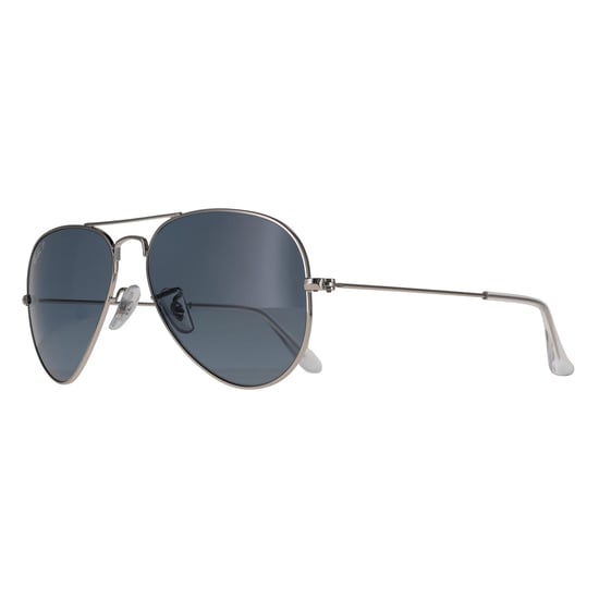 Ray-Ban Aviator Unisex Polished Silver Blue Polarized Aviator RB3025 - Image 2