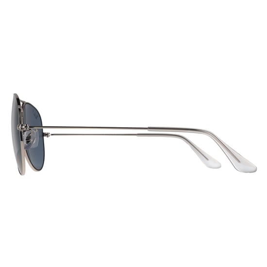 Ray-Ban Aviator Unisex Polished Silver Blue Polarized Aviator RB3025 - Image 3