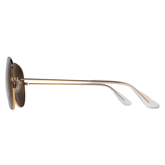 Ray-Ban Aviator Unisex Polished Gold Silver Brown Polarized Aviator RB3025 - Image 3