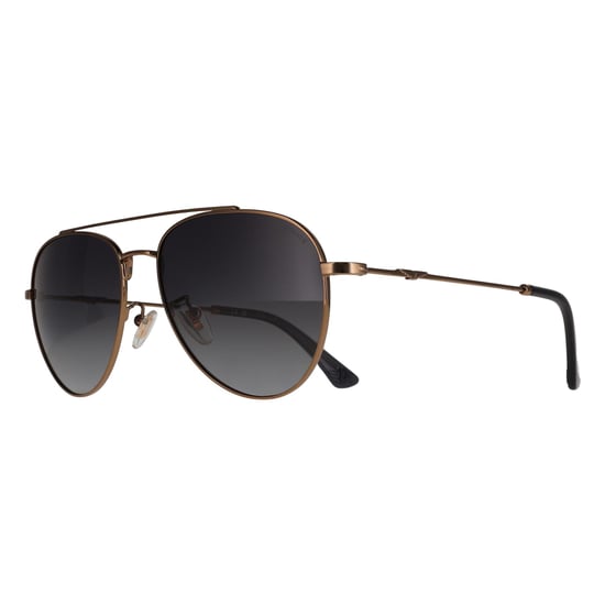 Police Aviator Mens Shiny Grey Gold Smoke Gradient Polarized SPLP20E Origins Lite - Image 2