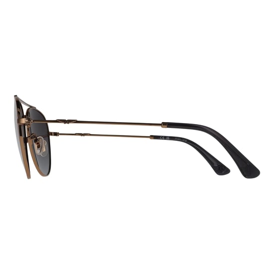 Police Aviator Mens Shiny Grey Gold Smoke Gradient Polarized SPLP20E Origins Lite - Image 3