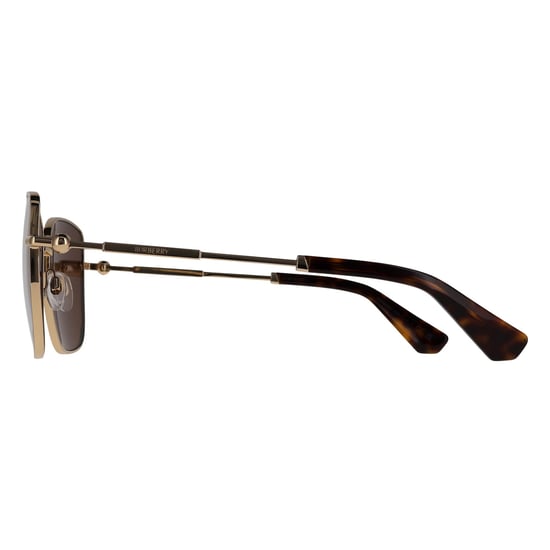Burberry Square Womens Light Gold Dark Brown BE3158 - Image 3