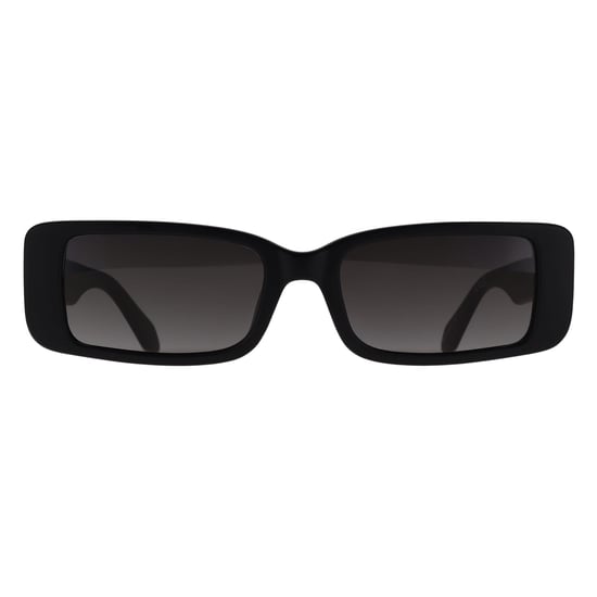Quay Rectangle Womens Matte Black Smoke Grey Art School - Image 1