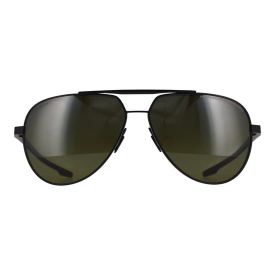 Porsche Design Aviator Unisex Black Green Polarized P8935 - Image 1