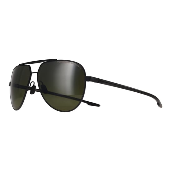 Porsche Design Aviator Unisex Black Green Polarized P8935 - Image 2